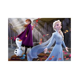 Puzzle Frozen II očekávání 2x77 dílků