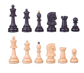 Plastové šachové figurky Dubrovnik V. 2 - zatížené