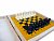 Magnetické mini šachy v dřevěné krabičce přírodní