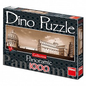 Pohled na Pisu - panoramatické puzzle 1000 dílků