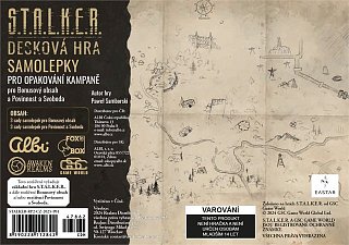 Stalker - Sada náhradních samolepek (Srdce Zóny, Povinnost a Svoboda) 