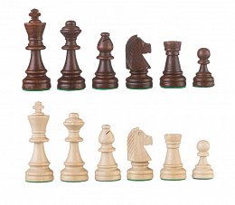Dřevěné šachové figurky Staunton č. 6- zatížené